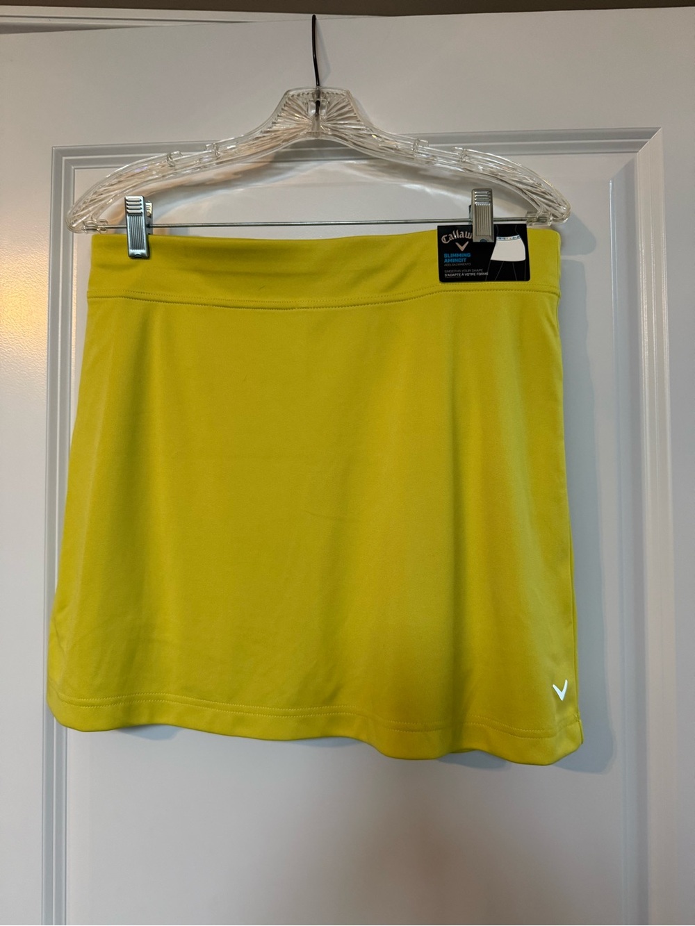 Callaway Women's Yellow Golf Slimming Skort Size M